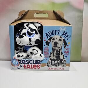Little Tykes Rescue Tales Adoptable Pet Dalmatian Interactive Plush Pet Toy NWT